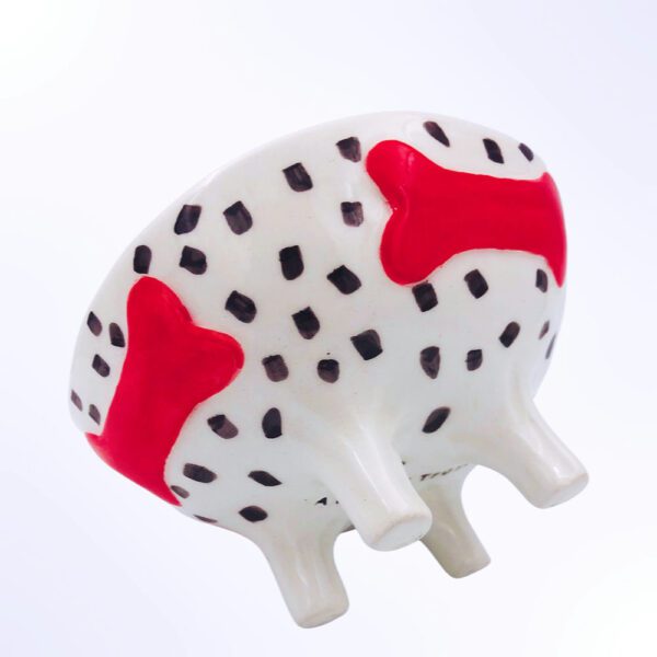 κεραμικό μπολ για σκύλους πιτσιλωτό ceramic spotted dog bowl 