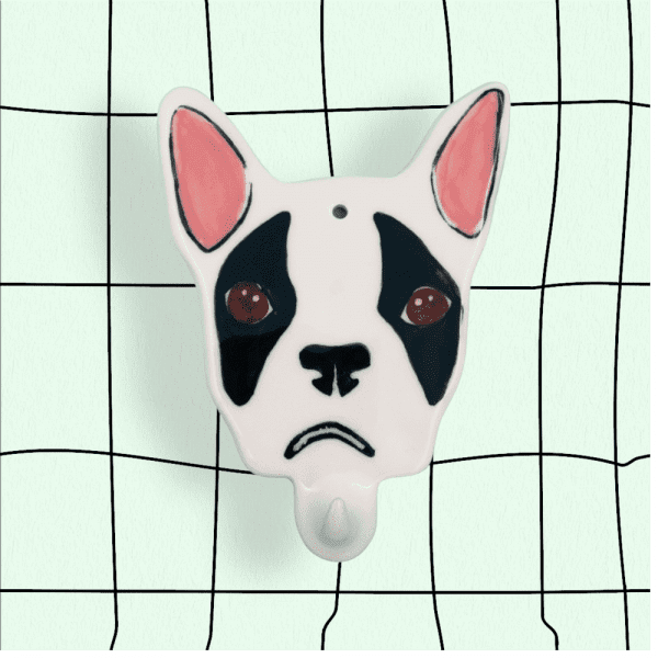 κρεμάστρα τοίχου french bulldog