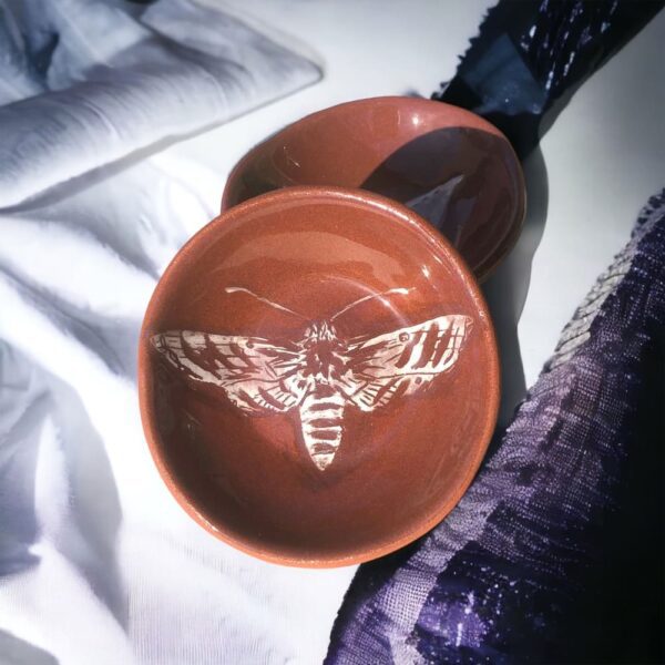 κεραμικό μπολ νυχτοπεταλούδα ceramic bowl night butterfly