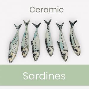 κεραμική βάση για φωτογραφίες σαρδέλα ceramic base for photographs sardines